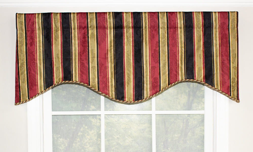 Noblesse Stripe Cornice Valance