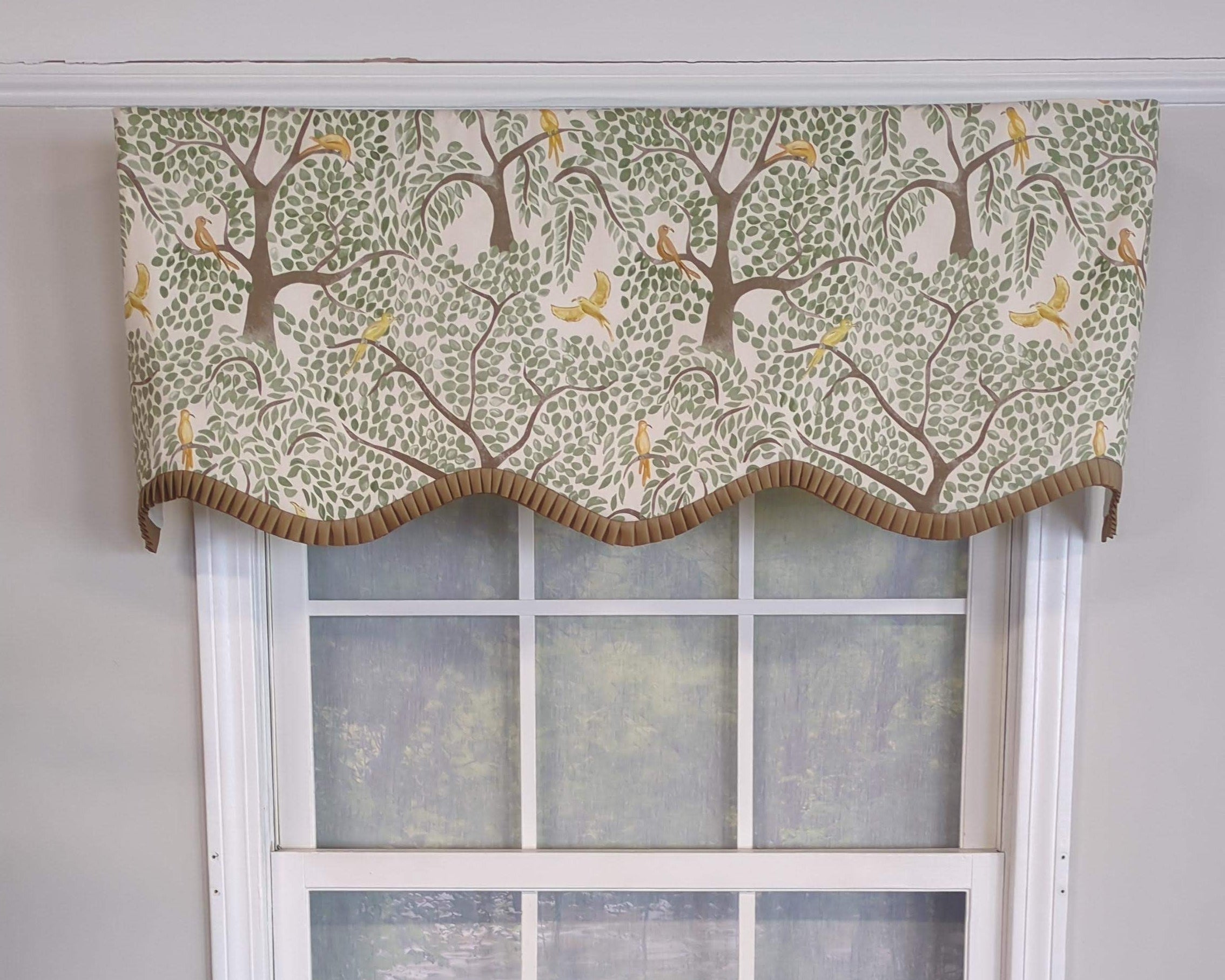 Tree Bird Provance Valance