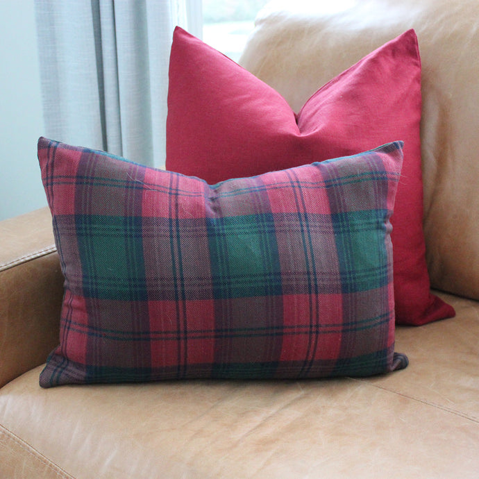 Christmas Flannel Pillow Cover