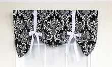 Load image into Gallery viewer, Royal Damask Tie-Up Valance
