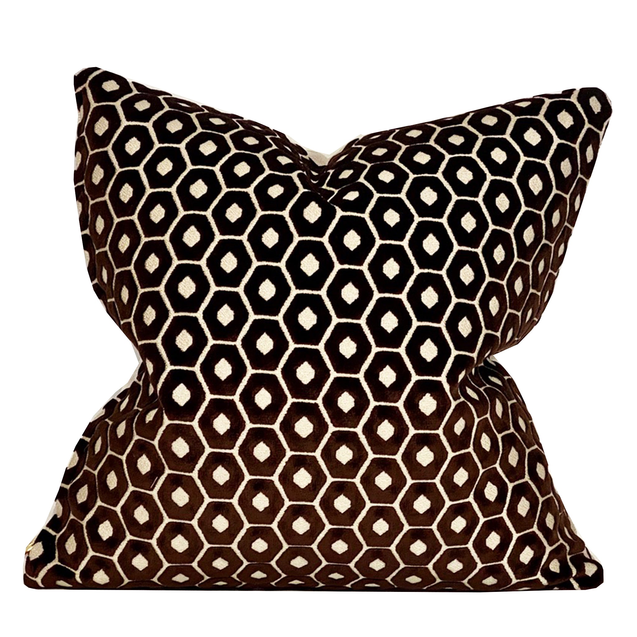 Beatrice Honeycomb Velvet Pillow Cover