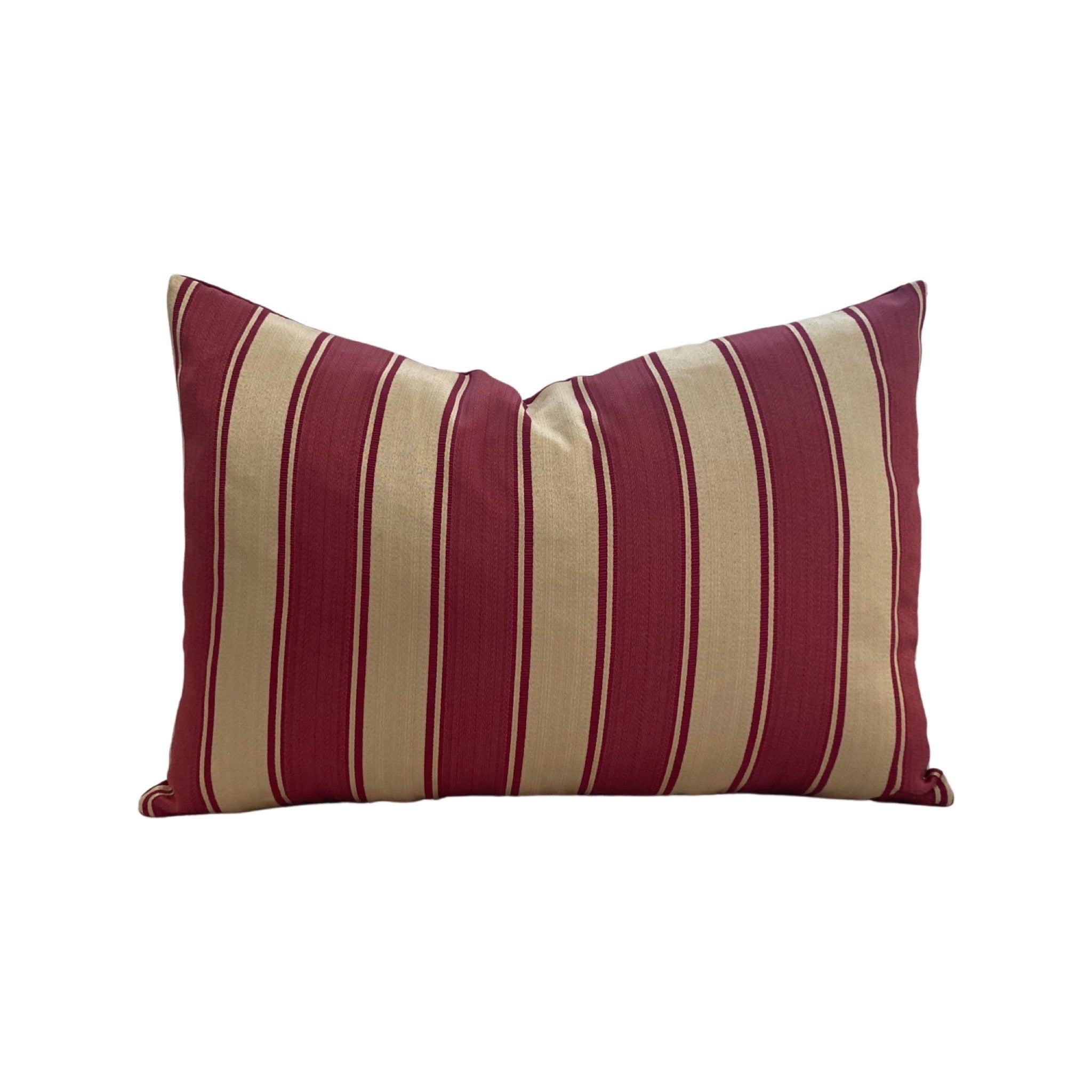 Golden Stripe Pillow Cover