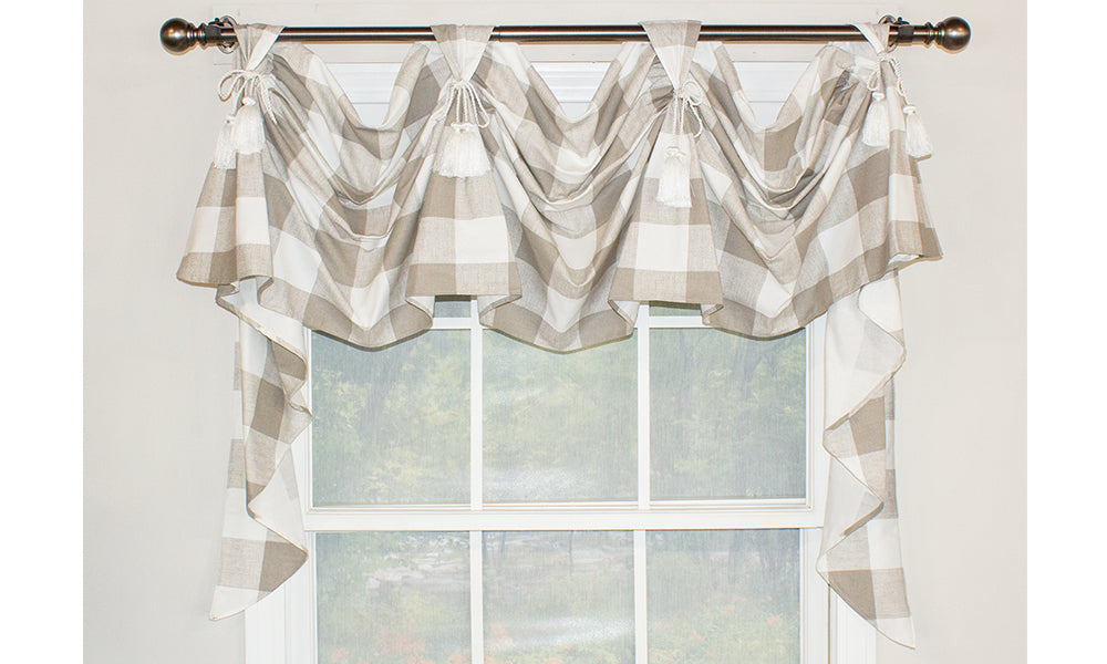 Buffalo Check Grande Victory Swag Valance