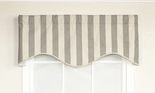 Load image into Gallery viewer, Coastal Stripe Cornice Valance
