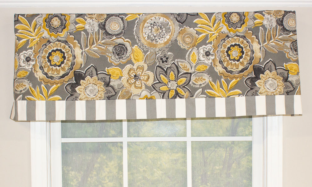 Erica Straight Banded Valance