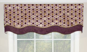 Purple Window Treatment, Purple Valance Curtains, Designer Curtains for Sale, Country Curtains