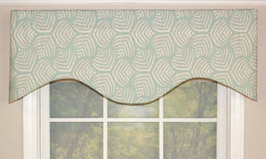 Sea Jeweled Cornice Valance