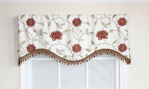 Floral Window Valance, Country Curtains Valance, Overstock Valances, Embroidery Window Valance, Kitchen Valances for Sale